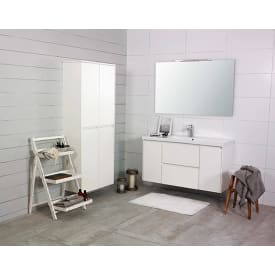 Noro Lifestyle høyskap, 67.6x165.8 cm, hvit