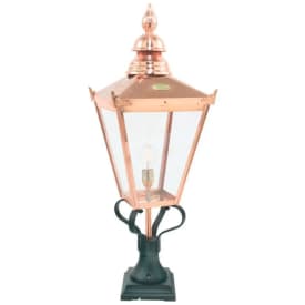 Norlys Chelsea 956 portstolpe, LED max 11W, E27, IP44, kobber