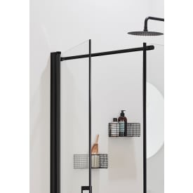 Noro Frost Concept dusjforhengstang, 1200 mm, sort, 1 stk