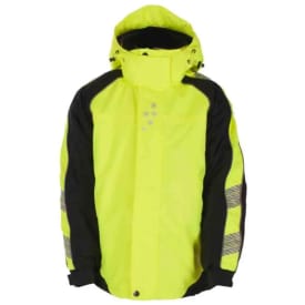 Bekken & Strøm barn Nes vinterjakke, Barnemodell, str. 10, signalgul/sort