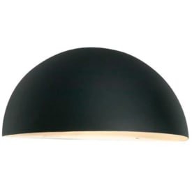 Norlys Paris 160 vegglampe, LED max 9W, E27, IP43, sort