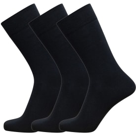 ProActive 3-pak bambus strømper, Sort, 44-47
