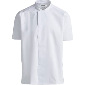 Kentaur kokkejakke med korte ærmer, hvid, str. 2XL