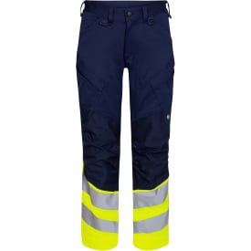 Engel Safety arbejdsbukser, Blue Ink/Hi-Vis Gul, 100
