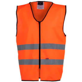 Bekken & Strøm Dokka refleksvest, HiVis kl.2, unisex, str. XL, HiVis oransje