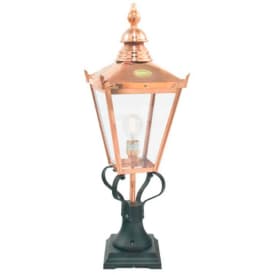 Norlys Chelsea 957 portstolpe, LED max 11W, E27, IP44, kobber