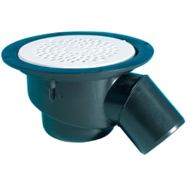 Purus L-sluk i plast, skrått utløp 45°, uten anboring, 75 mm