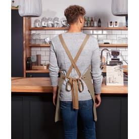 Karlowsky smækforklæde med lomme, Urban-look, Pebble grey, ONESIZE
