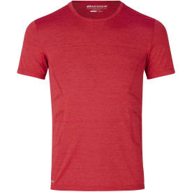 GEYSER seamless T-shirt, Rød Melange, XS