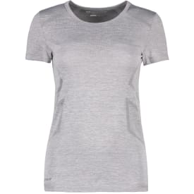 GEYSER Seamless dame T-shirt, Grå Melange, XS