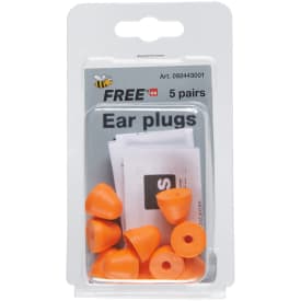 OS Beefree ørepropper til bøjlehøreværn, Orange, ONESIZE
