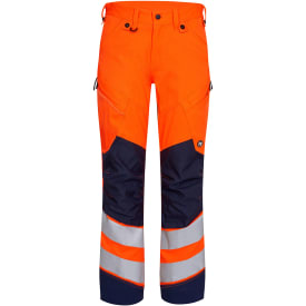Engel Safety arbejdsbukser, Orange/Blue Ink, 72