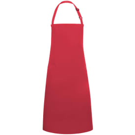 Karlowsky Basic smækforklæde, Hindbærrød, ONESIZE