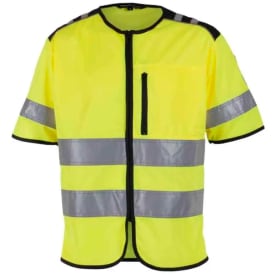 Bekken & Strøm Gran refleksvest, HiVis kl.3, unisex, str. (US/ CA): L, gul/sort
