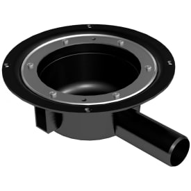 Purus Joti M-sluk, for betong og flis, Ø40 mm, sort