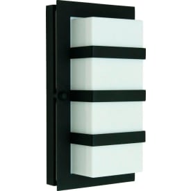 Norlys Boden 860 vegglampe, LED max 9W, E27, IP54, sort