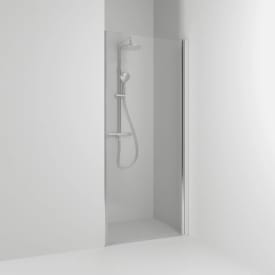 Svedbergs Skoga dusjnisje rett, 70 cm, klart glass, alu blank profil