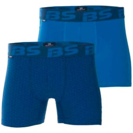 Bekken & Strøm Skrukkelia boxershorts, unisex, str. XL, blå