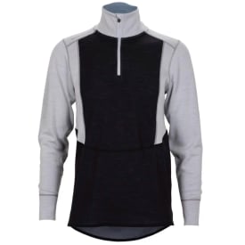 Bekken & Strøm Polo Majavatn 2L undertrøye, unisex, str. XL, sort/grå