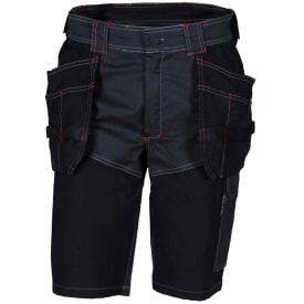 Bekken & Strøm håndverksshorts Drevsjø 4-veis stretch, unisex, str. 60, grå/sort