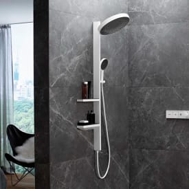Hansgrohe Rainfinity Showerpipe 360 1jet, for innbygging, hvit matt