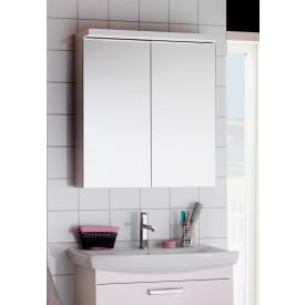 Hafa Life speilskap, med lys, 45.5x65 cm, hvit