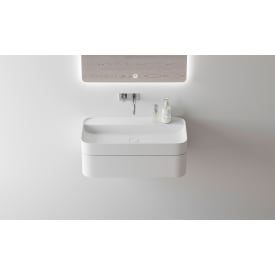 Copenhagen Bath Yuno CA servant, 80x41 cm, hvit