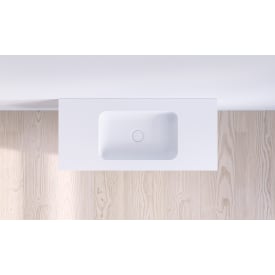 Copenhagen Bath SQ2 servant, 100x45 cm, hvit