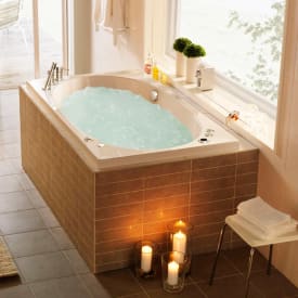 Westerbergs Norden 160 Comfort badekar, 1570x900 mm, akryl, hvit