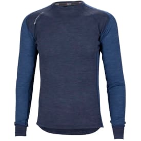 Bekken & Strøm Majavatn merino undertrøye, unisex, str. 2XL, jeansblå/himmelblå