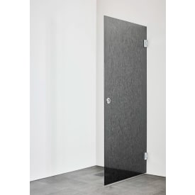 Hafa Infinity dusjdør, 80 cm, klart glass, krom profil