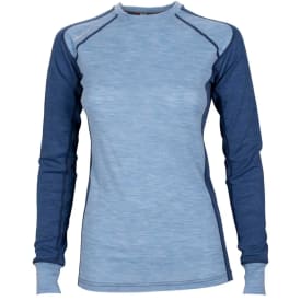 Bekken & Strøm Majavatn merino undertrøye, dame, str. 2XL, lyseblå/himmelblå