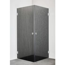 Hafa Infinity dusjhjørne, 80x90 cm, styren glass, krom profil