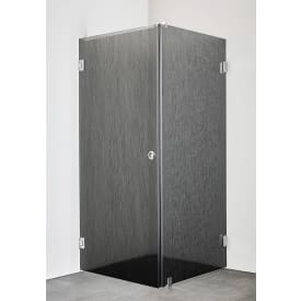 Hafa Infinity dusjhjørne, 80x80 cm, styren glass, krom profil
