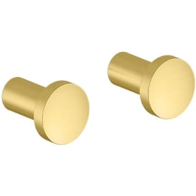 Damixa Zen håndklædekrog, 2 stk., børstet messing