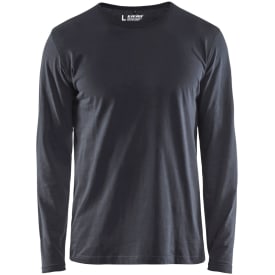 Blåkläder Workwear 35001 langermet t-skjorte, mørkegrå, str. 2XL