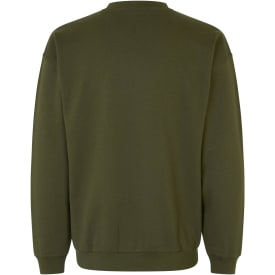 ID Game collegegenser, olivengrønn, str. 4XL