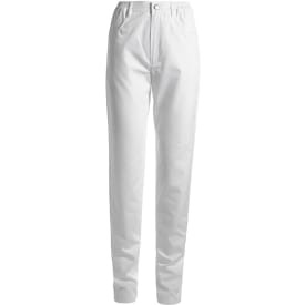 Kentaur damebukser jeansfacon benlængde 84 cm, Hvid, 50