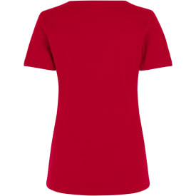 ID Interlock dame T-shirt, Rød, M