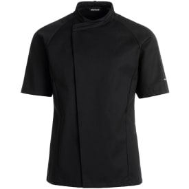 Kentaur kokkejakke med korte ermer, sort, str. 2XL
