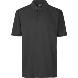 ID PRO Wear Polo T-shirt, Koksgrå, M