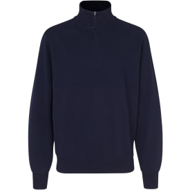 ID Sweatshirt med kort lynlås, Marine, 2XL
