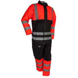 Lyngsøe PU vinterkedeldragt, Hi-vis Orange/Marine, L