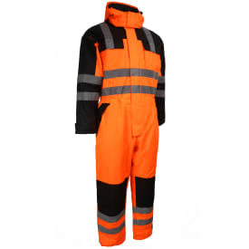 Lyngsøe vinterkedeldragt, Hi-Vis Orange/Sort, 3XL