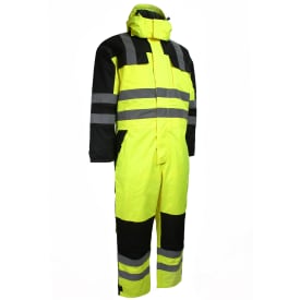 Lyngsøe vinterkedeldragt, Hi-vis Gul/Sort, 2XL