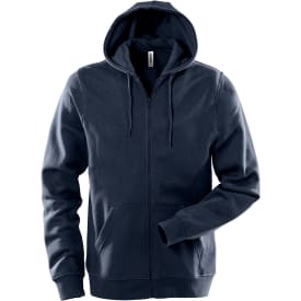 Fristads Acode hættetrøje med lynlås, Mørk Marine, 3XL