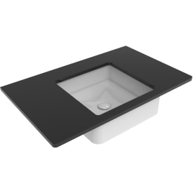 Flaminia Miniwash 40 underlimt servant, 40x40 cm, white