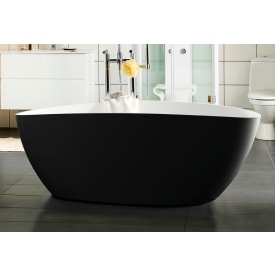 Westerbergs Ellipse badekar, 170x77 cm, sort