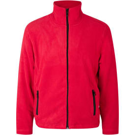 ID microfleece jakke, Rød, M