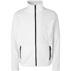 ID Microfleece jakke, hvid, str. 2XL